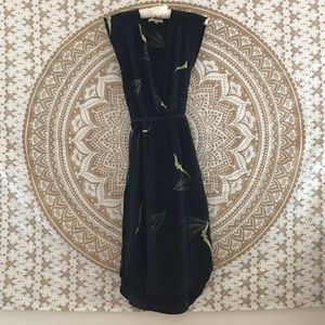 Navy Blue Silk Dress, Size P